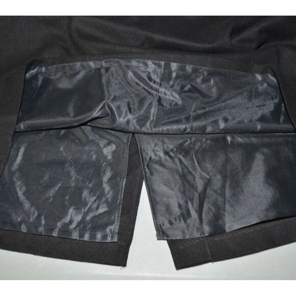 Vintage Prophesy Womens Black Wool Midi Pencil Skirt Size 20W Career Academia - Picture 7 of 9